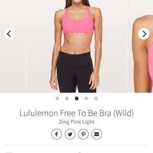 Lululemon Free to be Wild Bra